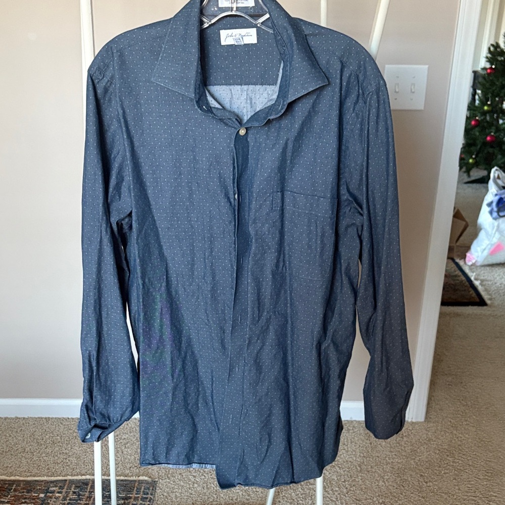 John W. Nordstrom Navy Shirt Jacket